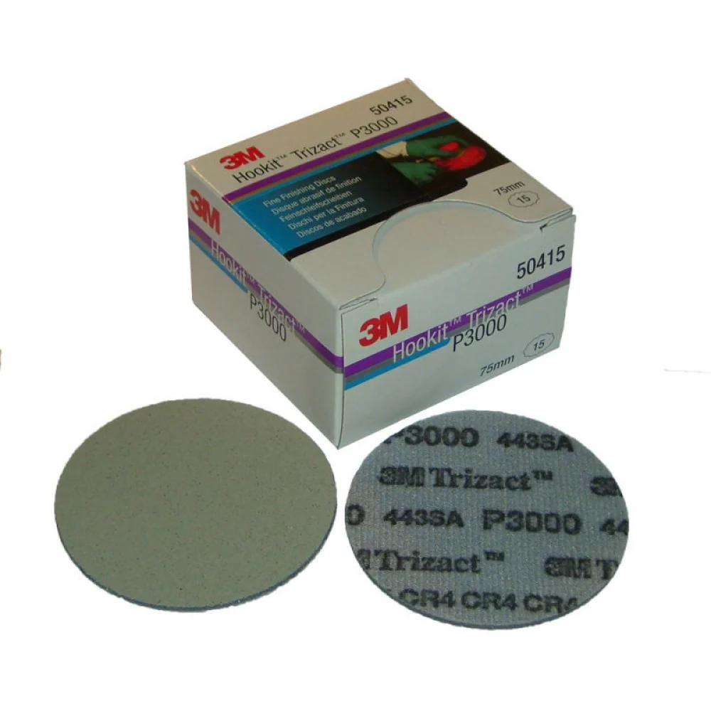 Finom felületű tárcsák 3M Hookit Trizact P3000, 75mm