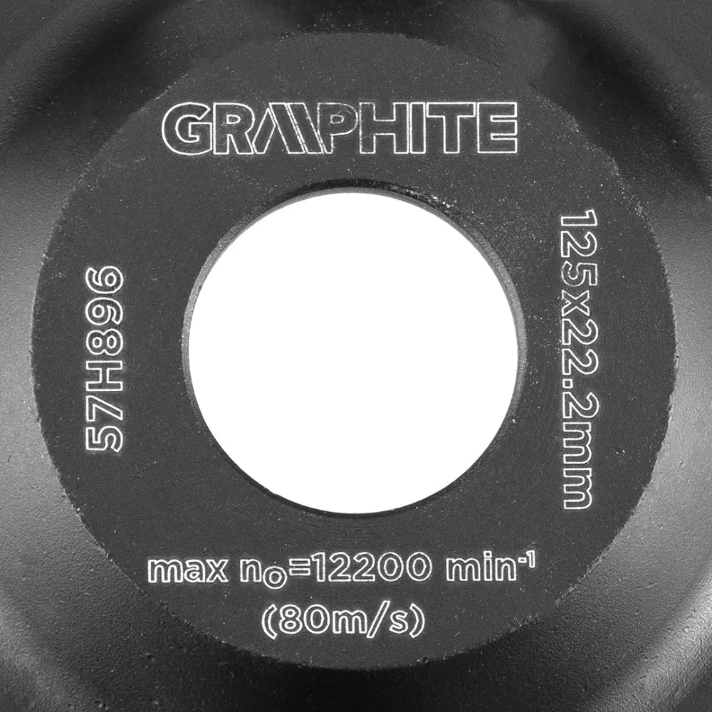Gyémánt csiszolókorong 125x22.2x5mm, nagy teherbírású