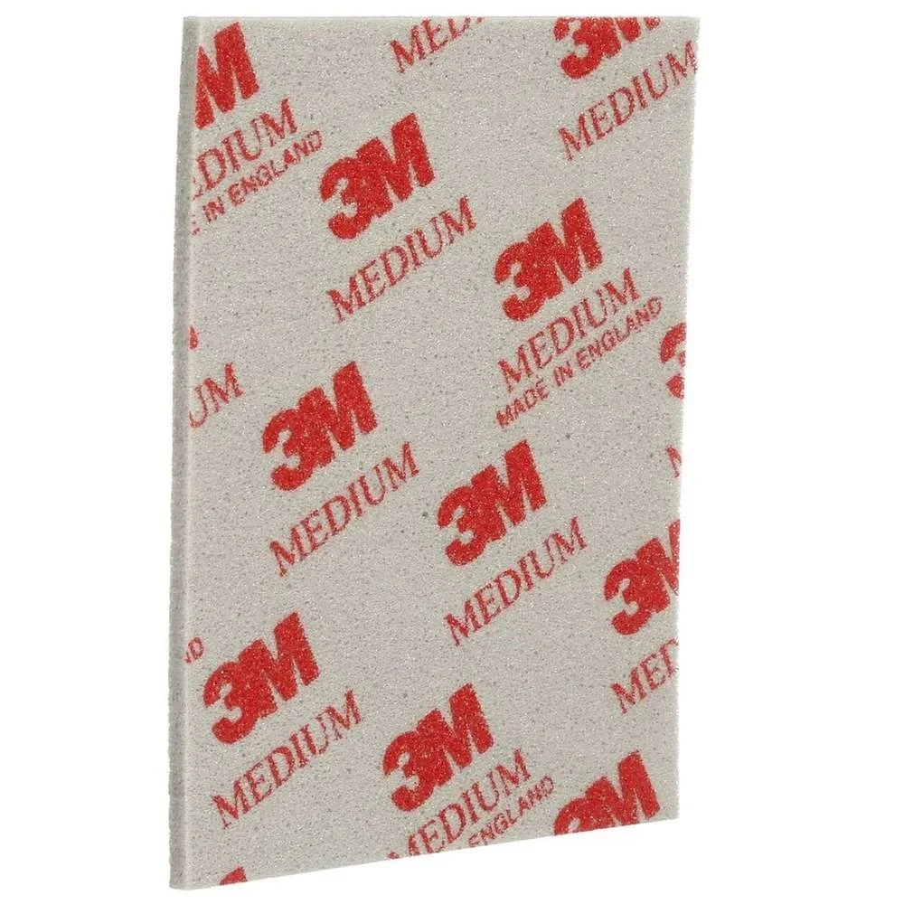 Közepes csiszolószivacs 3M Soft Back, Szett 5db