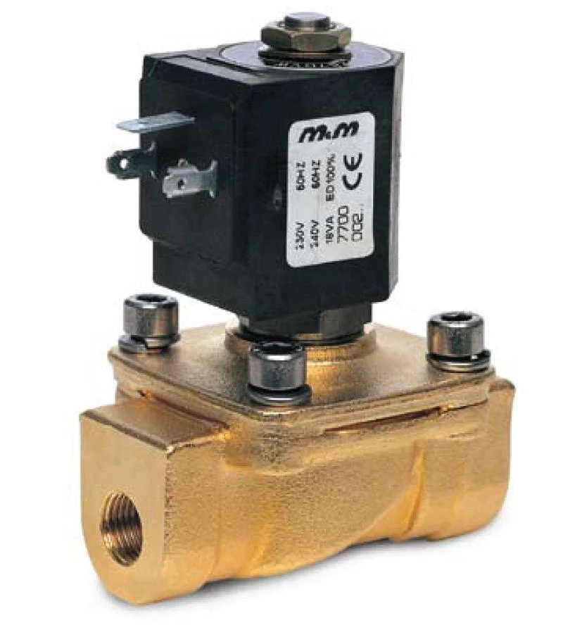 Direkt működtetésű mágnesszelepek G1/8″-G1″ csatlakozással NC 10 ÷ +90 AC VITON tömítés
