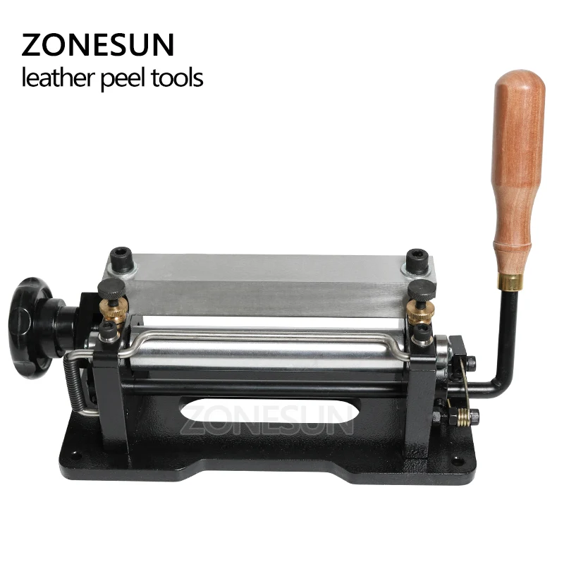 Bőr skiving gép szíj splitter fogantyú peeling gép