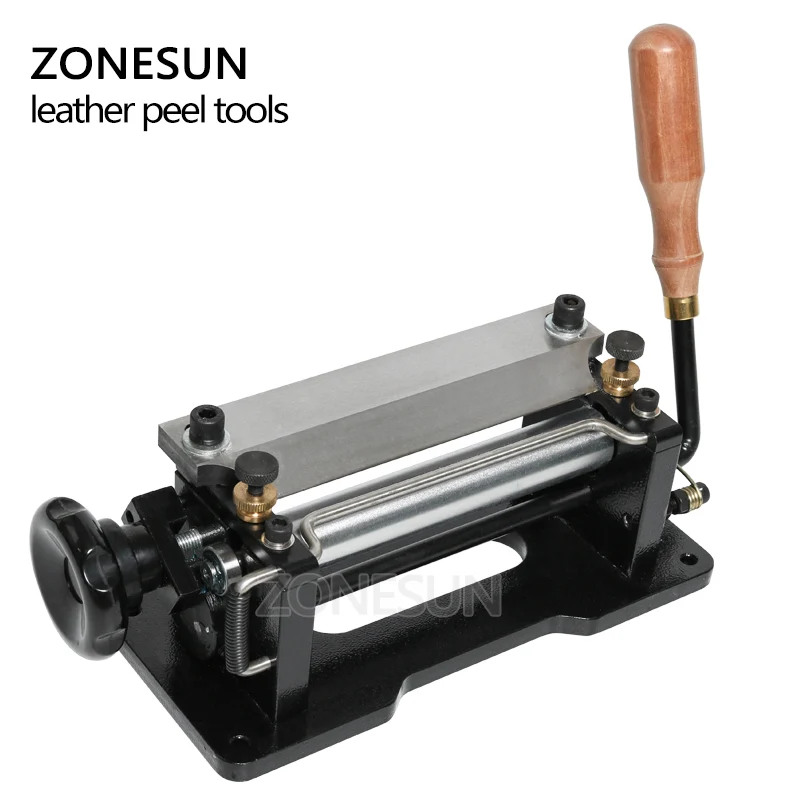 Bőr skiving gép szíj splitter fogantyú peeling gép
