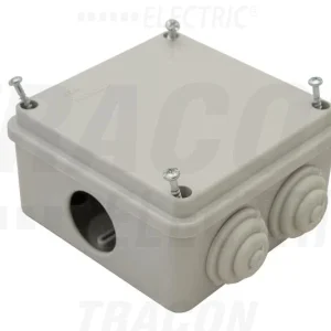 Tracon Falonkívüli kötöződoboz 100×100×50,IP54 TQBY10105