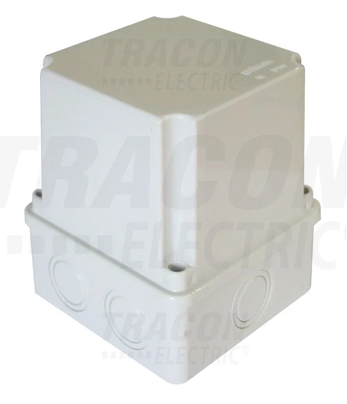Tracon Műanyag doboz 100×100×120mm, IP55 MD101012