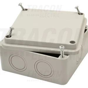 Tracon Műanyag elektronika doboz 100×100×50mm, IP54 MED10105