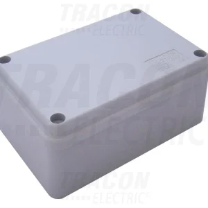 Tracon Műanyag elektronika doboz 120×80×50mm, IP56 MED12085