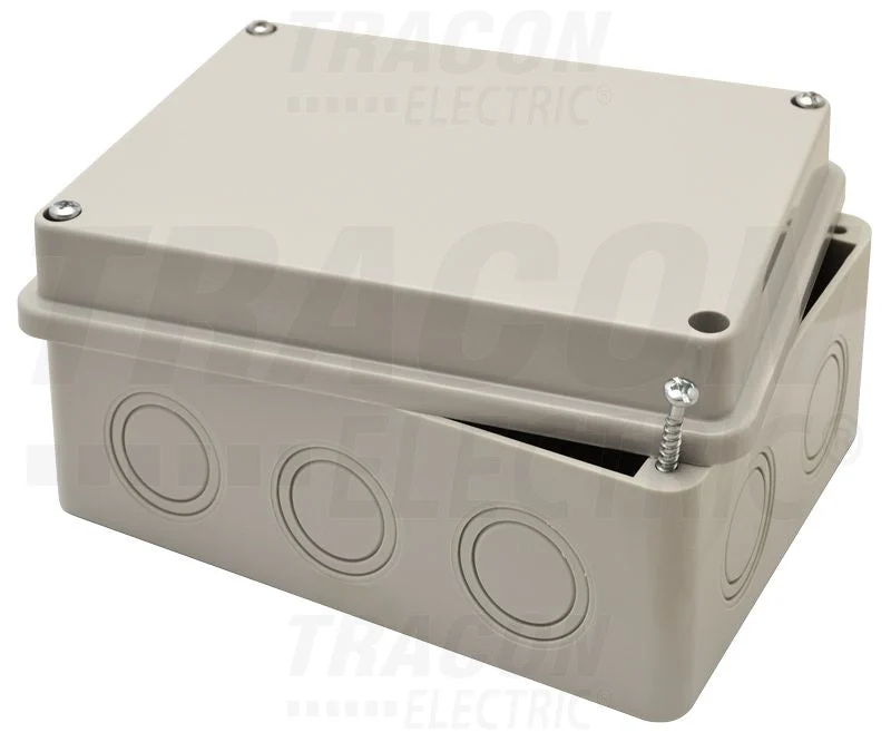 Tracon Műanyag elektronika doboz 150×110×70mm, IP54 MED15117