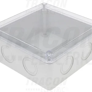 Tracon Műanyag elektronika doboz 150×150×70mm, IP55 MED15157T