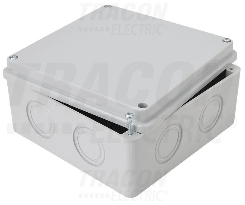 Tracon Műanyag elektronika doboz 150×150×70mm, IP55 MED15157