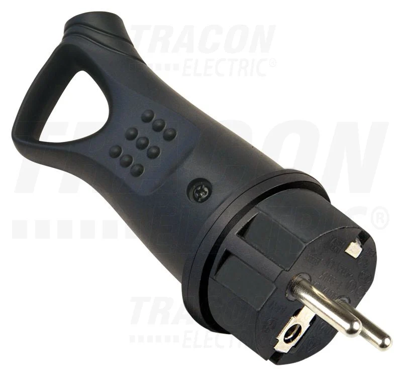 Tracon Földelt Dugvilla 16A, 250V, 2P+E, IP44 TICS-012GH