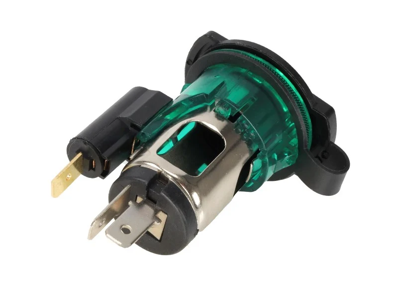 EURO elektromos aljzat, 12/24V, 20A max.