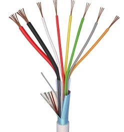 Alarm vezeték 6x0,22 mm2 CCA fehér (100) 65V (YYSch (m/ár) ár 100m esetén