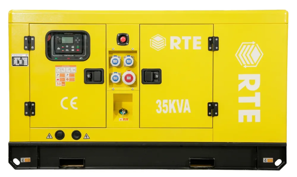 Dízel áramfejlesztő/vészhelyzeti teljesítmény RTE - 35 kVA 28 000 W teljesítménnyel