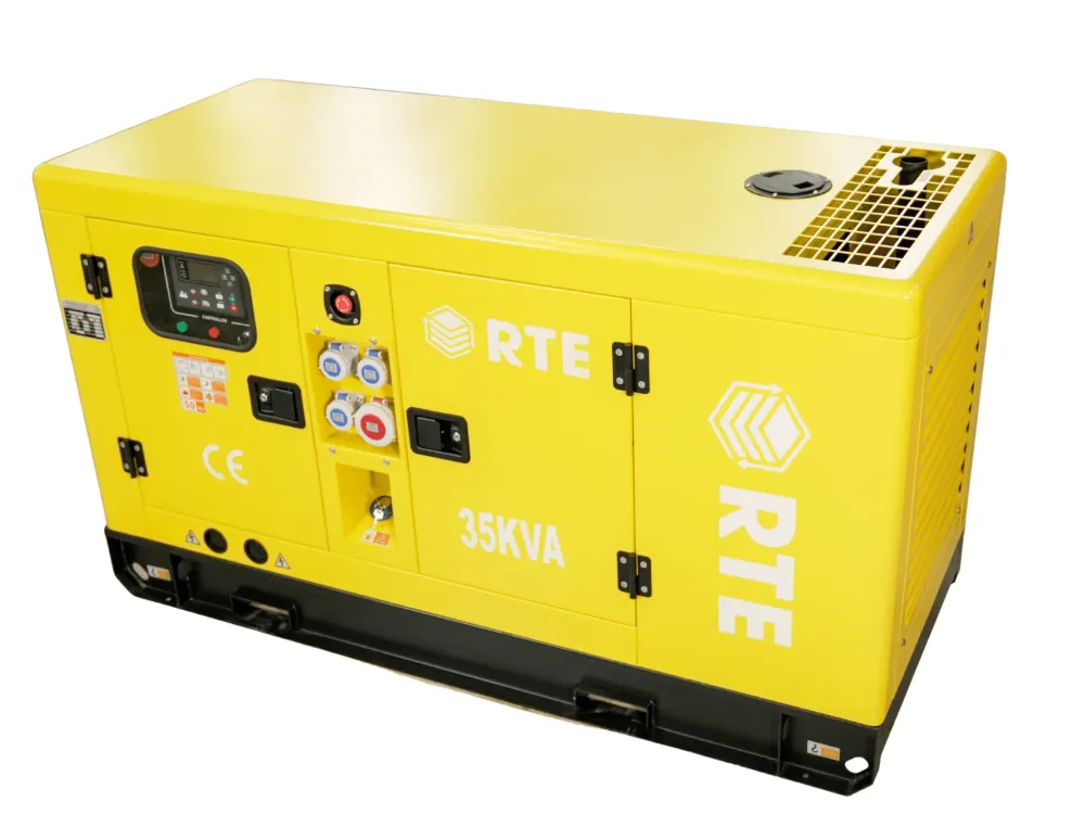 Dízel áramfejlesztő/vészhelyzeti teljesítmény RTE - 35 kVA 28 000 W teljesítménnyel