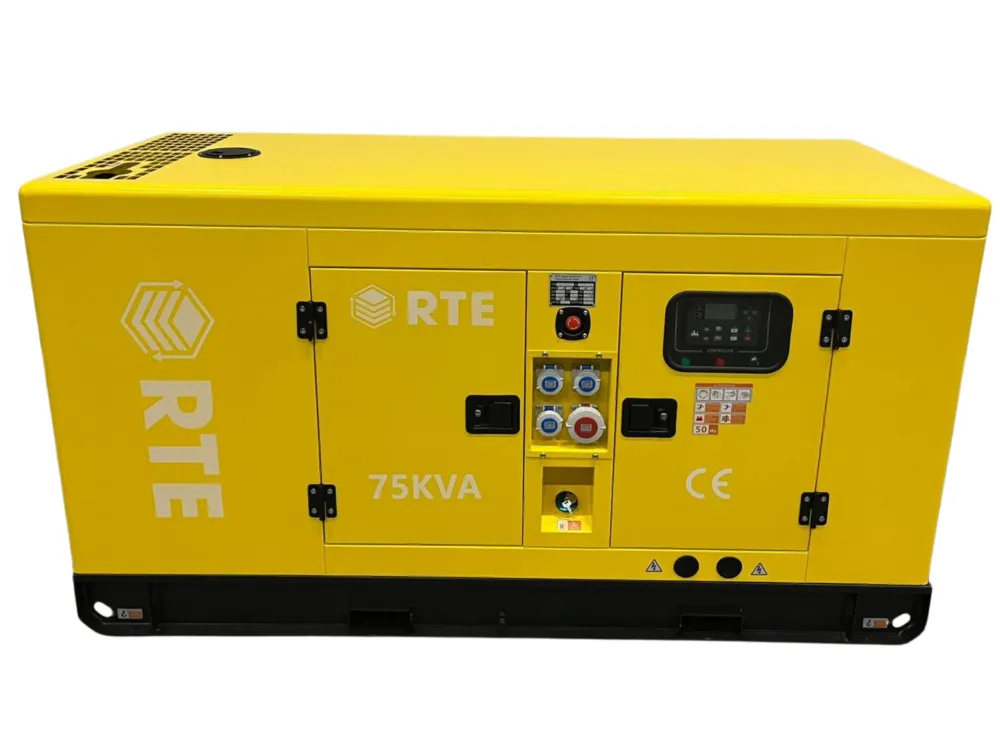 Dízel áramfejlesztő/vészteljesítmény RTE - 75kVA, 60 000 W