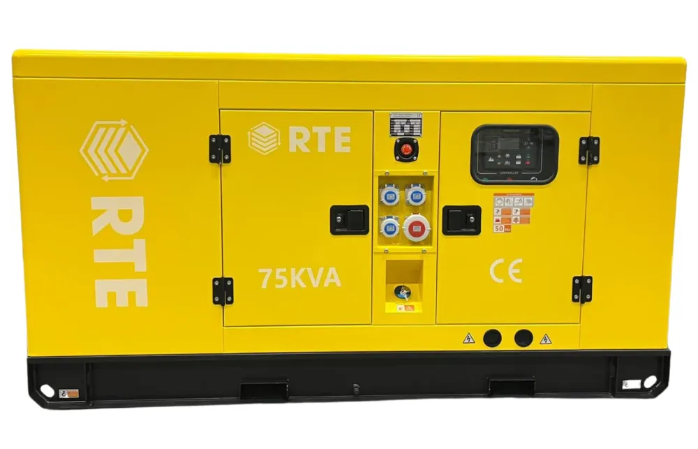 Dízel áramfejlesztő/vészteljesítmény RTE - 75kVA, 60 000 W