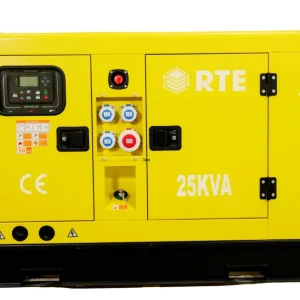 Dízel áramfejlesztő/vészteljesítmény RTE - 25 kVA 22 000 W teljesítménnyel