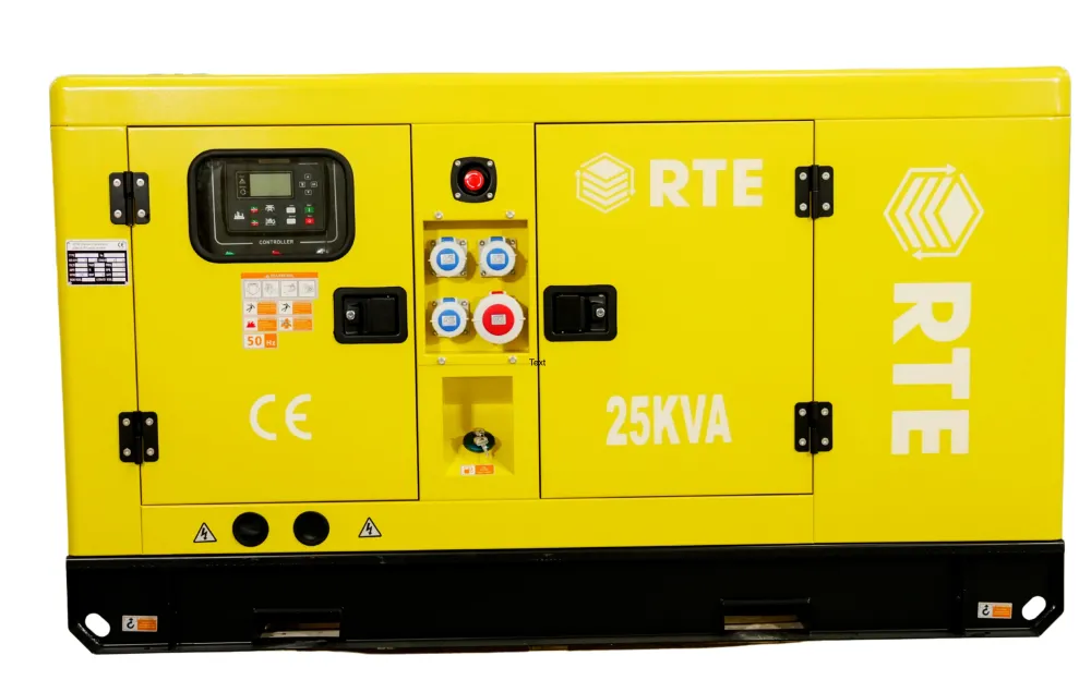 Dízel áramfejlesztő/vészteljesítmény RTE - 25 kVA 22 000 W teljesítménnyel
