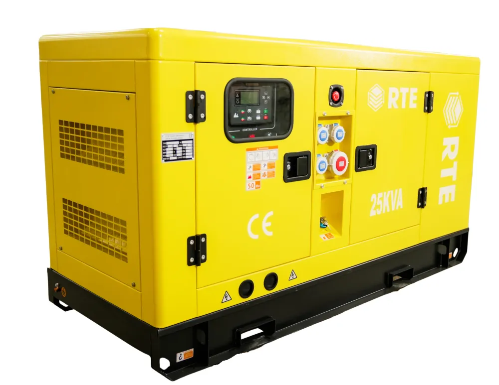 Dízel áramfejlesztő/vészteljesítmény RTE - 25 kVA 22 000 W teljesítménnyel