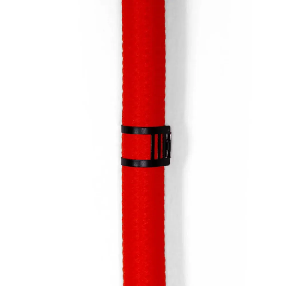 Fekete fém csőbilincs klipsz Creative-Tube-hoz