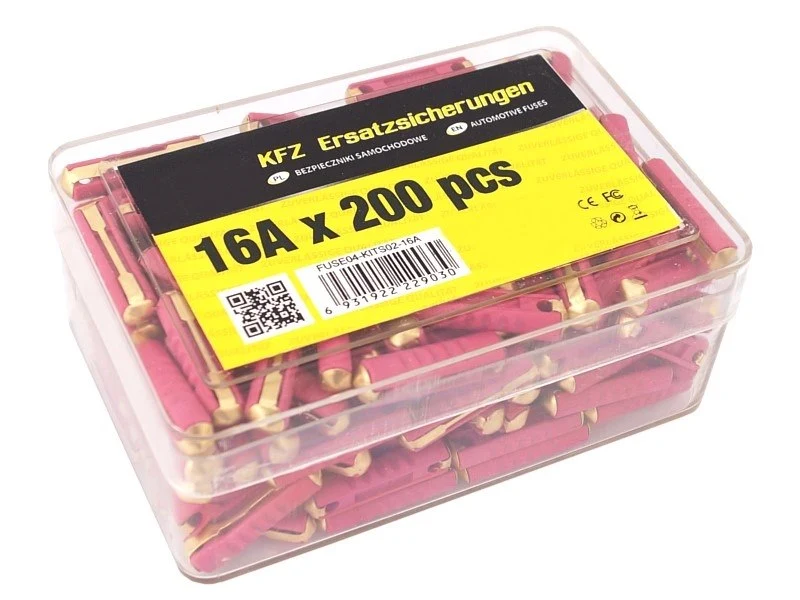 Hengeres biztosíték 16A 200 db
