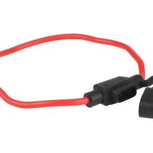 MINI biztosítéktartó hermetikus, kábel30cm, 1,8 mm2