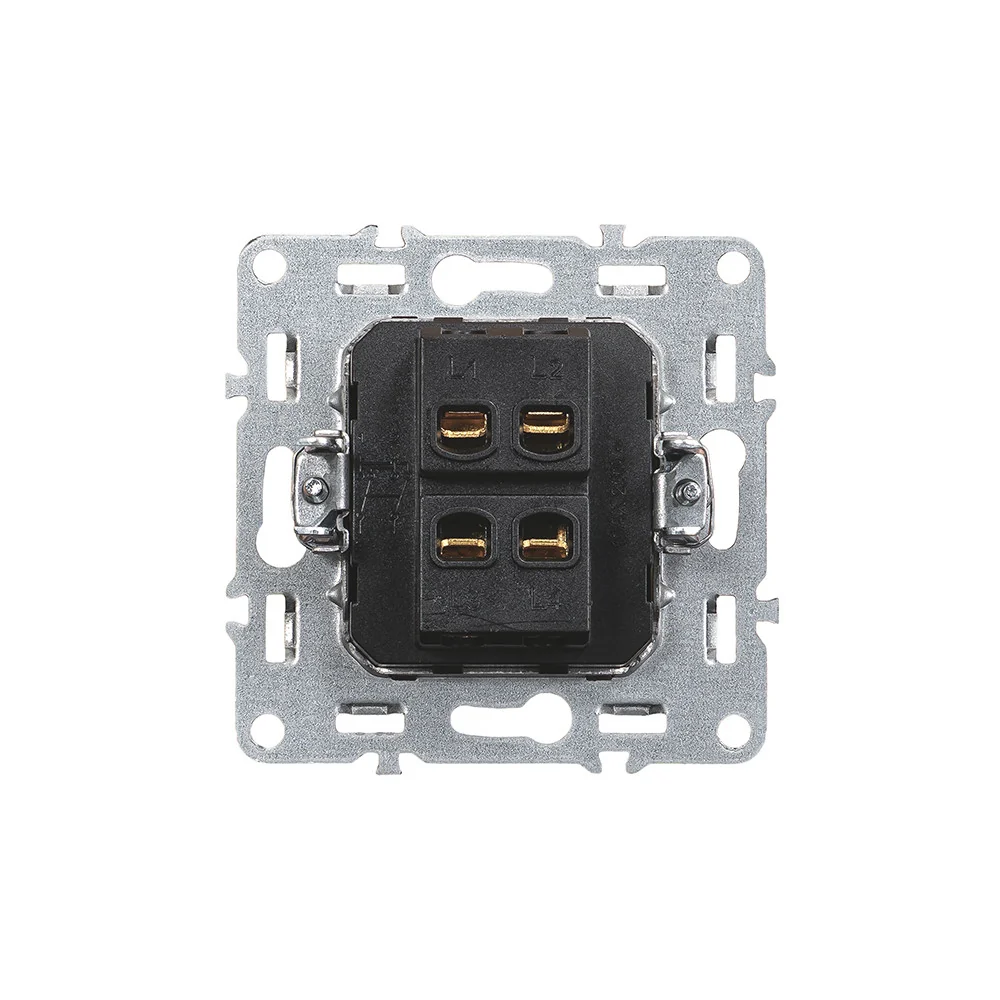 Nova kereszt kapcsoló 10A 250V 107 szürke