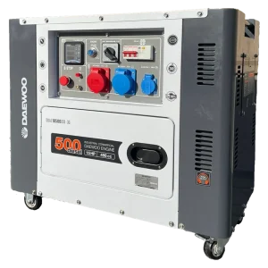 Áramfejlesztő/vészhelyzeti tápegység Daewoo DDAE10500DSE-3G 8,1kvA-vel - dízel