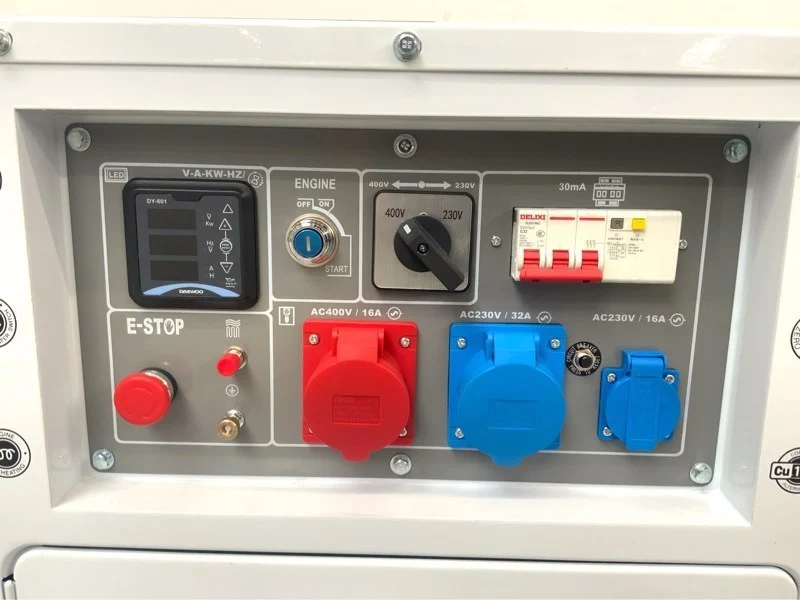 Áramfejlesztő/vészhelyzeti tápegység Daewoo DDAE10500DSE-3G 8,1kvA-vel - dízel