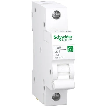 Schneider RESI9 kismegszakító,autómata, 1P, C, 25A 4,5kA R9F14125