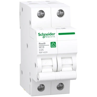 Schneider RESI9 kismegszakító,autómata, 2P, C, 25A 4,5kA R9F14225