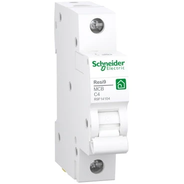 Schneider RESI9 kismegszakító,autómata, 1P, C, 4A 4,5kA R9F14104