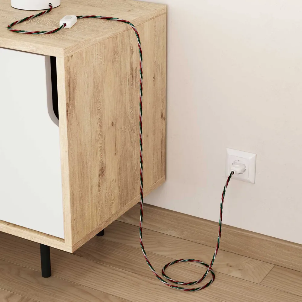 Színes textilkábel világításhoz Olaszország - L'Originale Creative Cables, DIY lámpákhoz - ITALIA