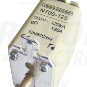 Tracon Késes biztosító 400VAC, 40A, 00, 120kA/500V NT00-40