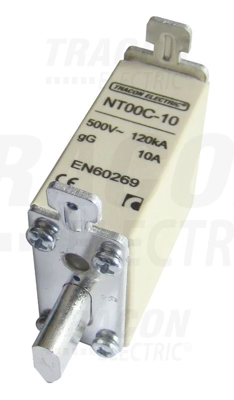 Tracon Késes biztosító 400VAC, 63A, 00C, 120kA/500VAC, gG NT00C-63