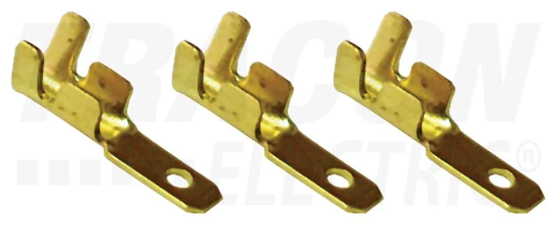 Tracon Szigeteletlen rátolható csatlakozó csap 2,8×0,5mm, 0,5-1mm2 CS3