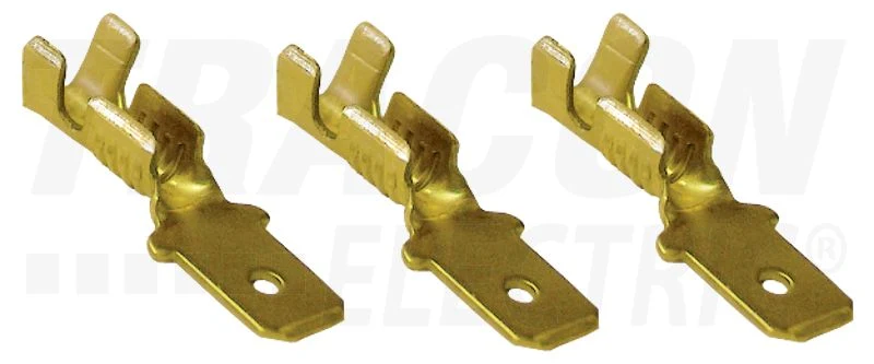 Tracon Szigeteletlen rátolható csatlakozó csap 4,8×0,5mm, 0,5-1mm2 CS5