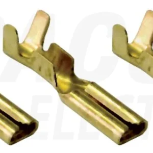 Tracon Szigeteletlen rátolható csatlakozó huvely 2,8×0,5mm, 0,5-1mm2 CSH3