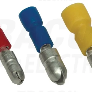 Tracon Szigetelt hengeres csatlakozó dugó 2,5mm2, (d1=2,3mm, d2=5mm), PVC KH4