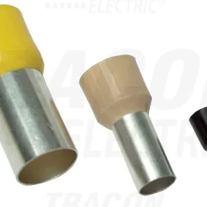 Tracon Szigetelt érvéghüvely 10mm2, L=21,5mm E24