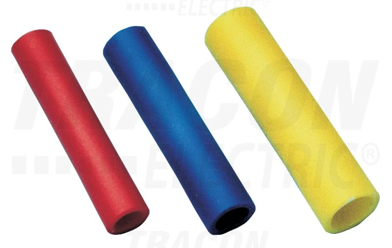 Tracon Szigetelt toldohuvely 1,5mm2, (L=25mm, d1=2,1mm), PVC PTH