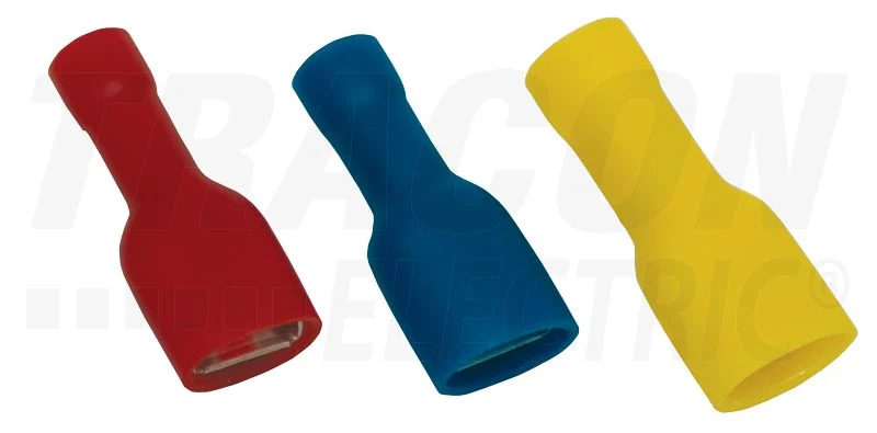 Tracon Teljes szigetelésu rátolható csatlakozó huvely 1,5mm2, 4,8×0,8mm PTCSH5