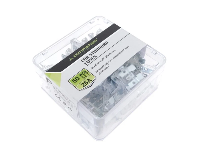 UNI 25A pengés biztosíték, 50 db
