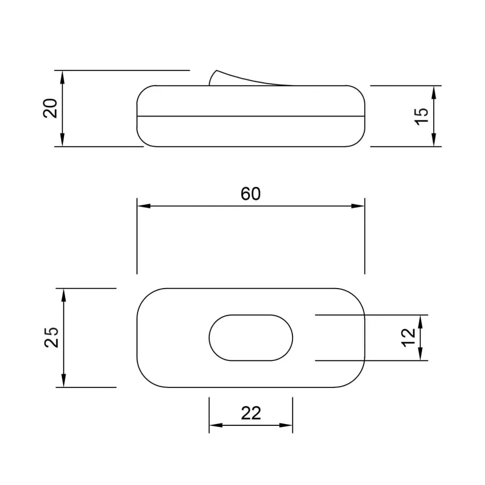 Unipoláris Kapcsoló Creative Switch Fehér és Mustár gombbal
