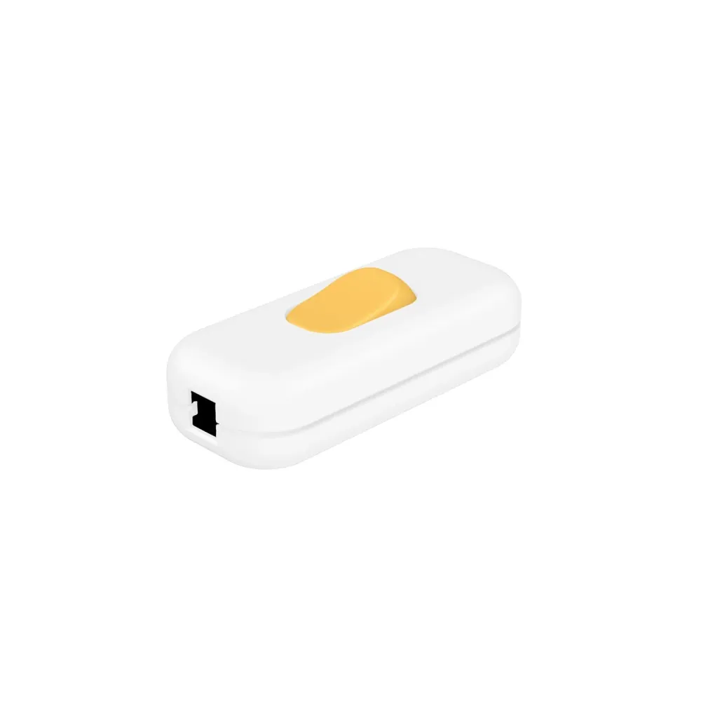 Unipoláris Kapcsoló Creative Switch Fehér és Mustár gombbal