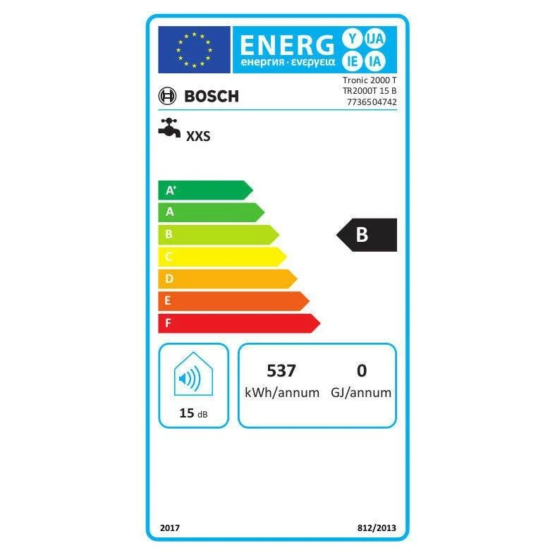 Bosch Tronic 2000T 15B mini elektromos vízmelegítő felső elhelyezésű (ES 015 5 1500W BO M1R-KNWVB)