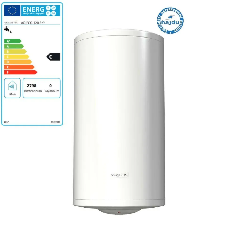 Hajdu Aquastic AQ ECO 120 Erp, függőleges forróvíztároló, 120 literes