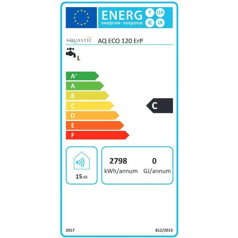 Hajdu Aquastic AQ ECO 120 Erp, függőleges forróvíztároló, 120 literes