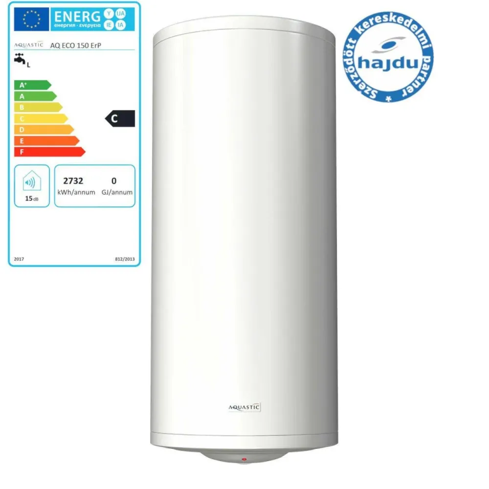 Hajdu Aquastic AQ ECO 150 Erp, függőleges forróvíztároló, 150 literes
