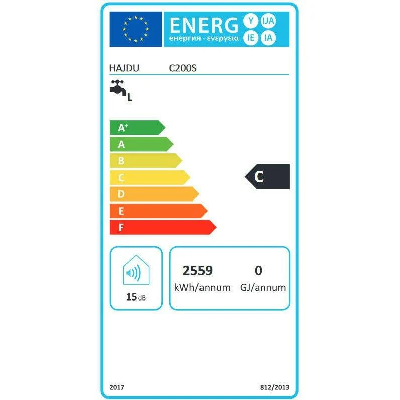 Hajdu Cube C 200S elektromos vízmelegítő, SMART vezérlés
